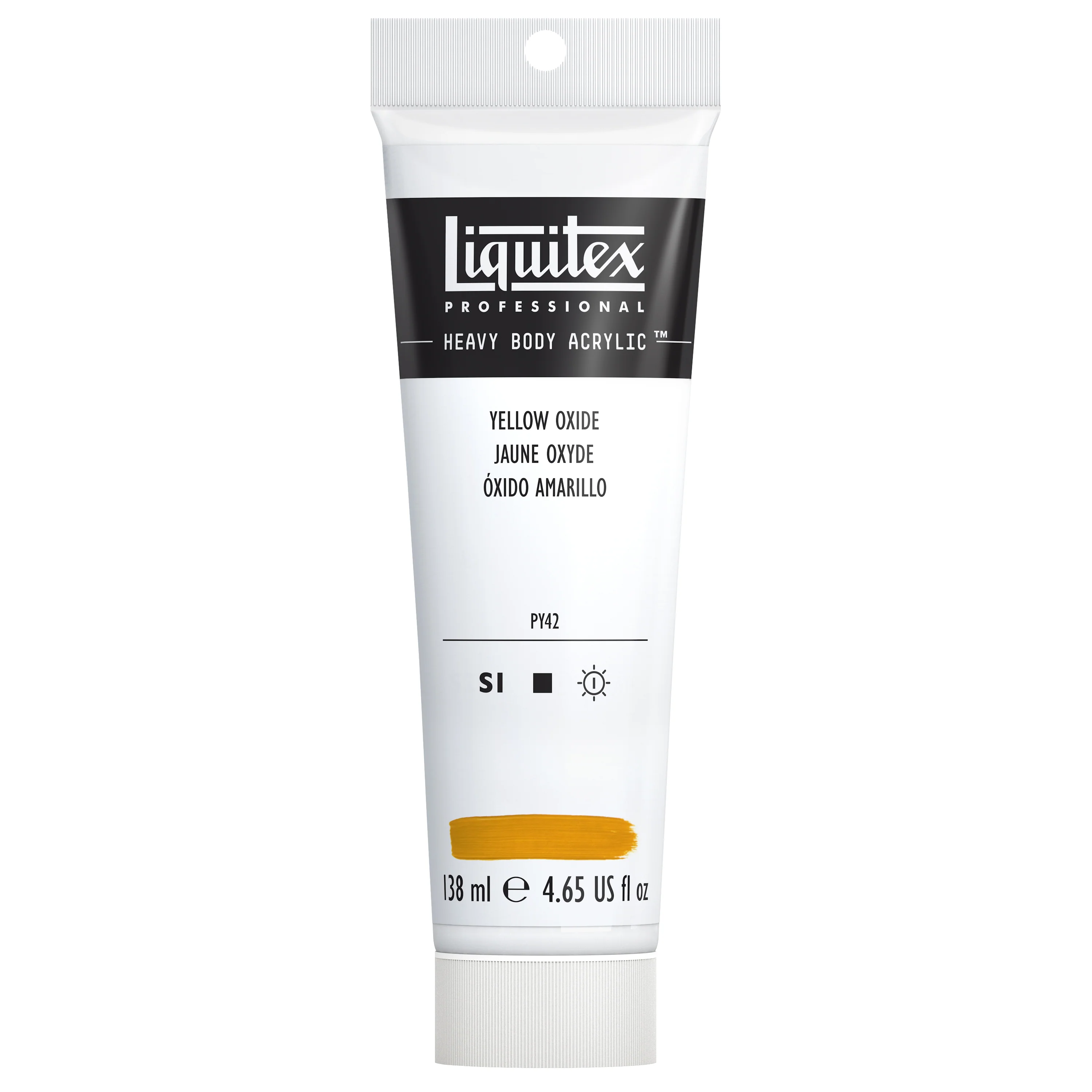 Professional Heavy Body Acrylic - Yellow Oxide - Image 2
