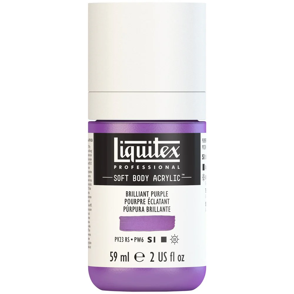 Professional Soft Body Acrylic - Brilliant Purple - Universal - Image 2