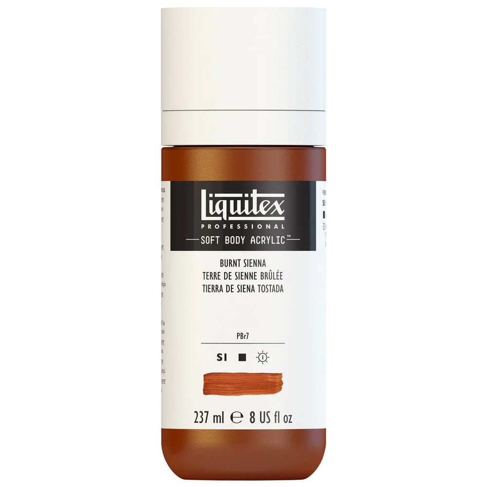 Professional Soft Body Acrylic - Burnt Sienna - Universal - Image 3