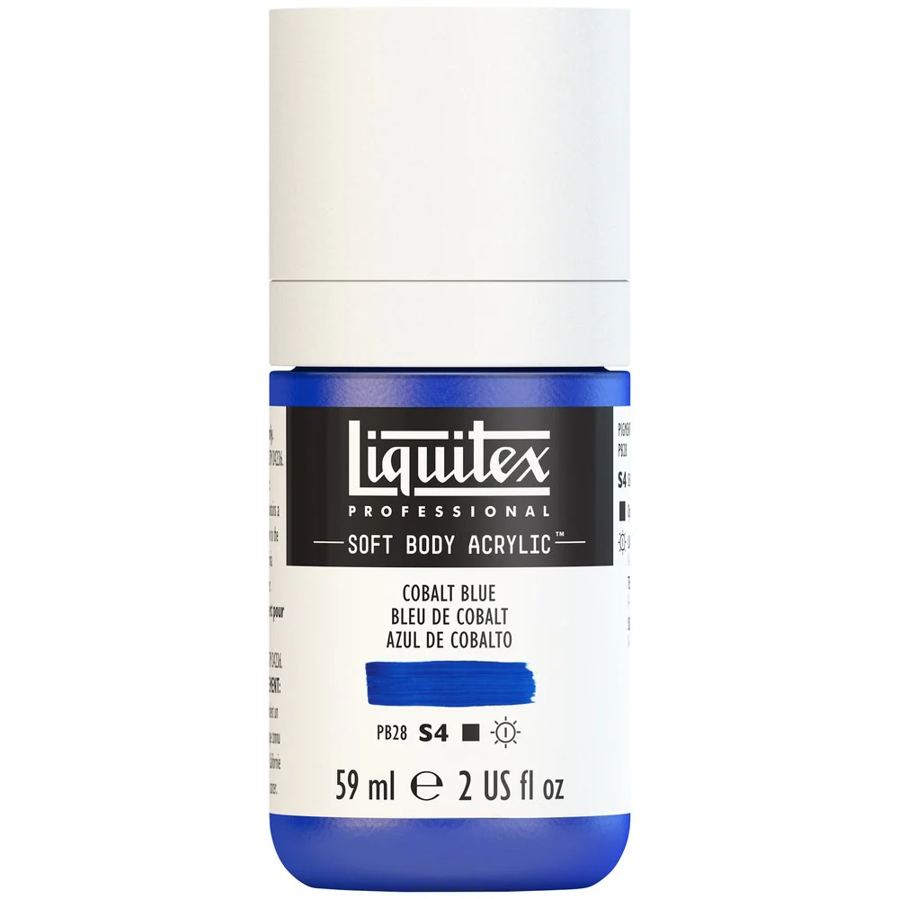 Professional Soft Body Acrylic - Cobalt Blue - Image 2
