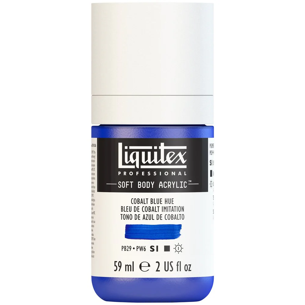 Professional Soft Body Acrylic - Cobalt Blue Hue - Universal - Image 2