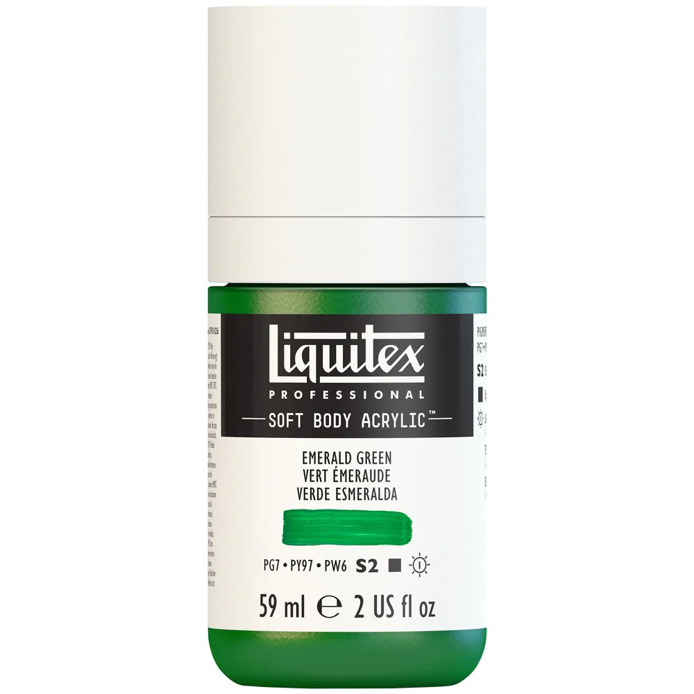 Professional Soft Body Acrylic - Emerald Green - Universal - Image 2
