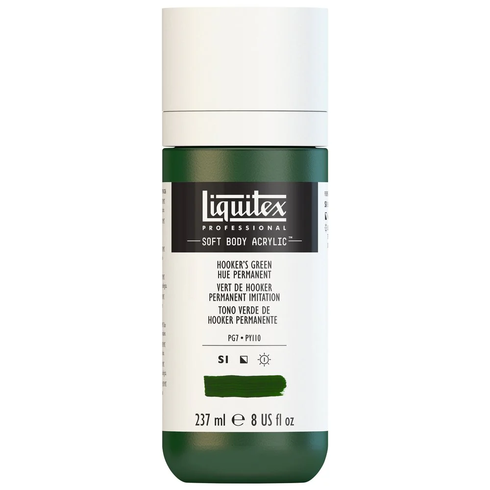 Professional Soft Body Acrylic - Hooker’s Green Hue Permanent - Universal - Image 3