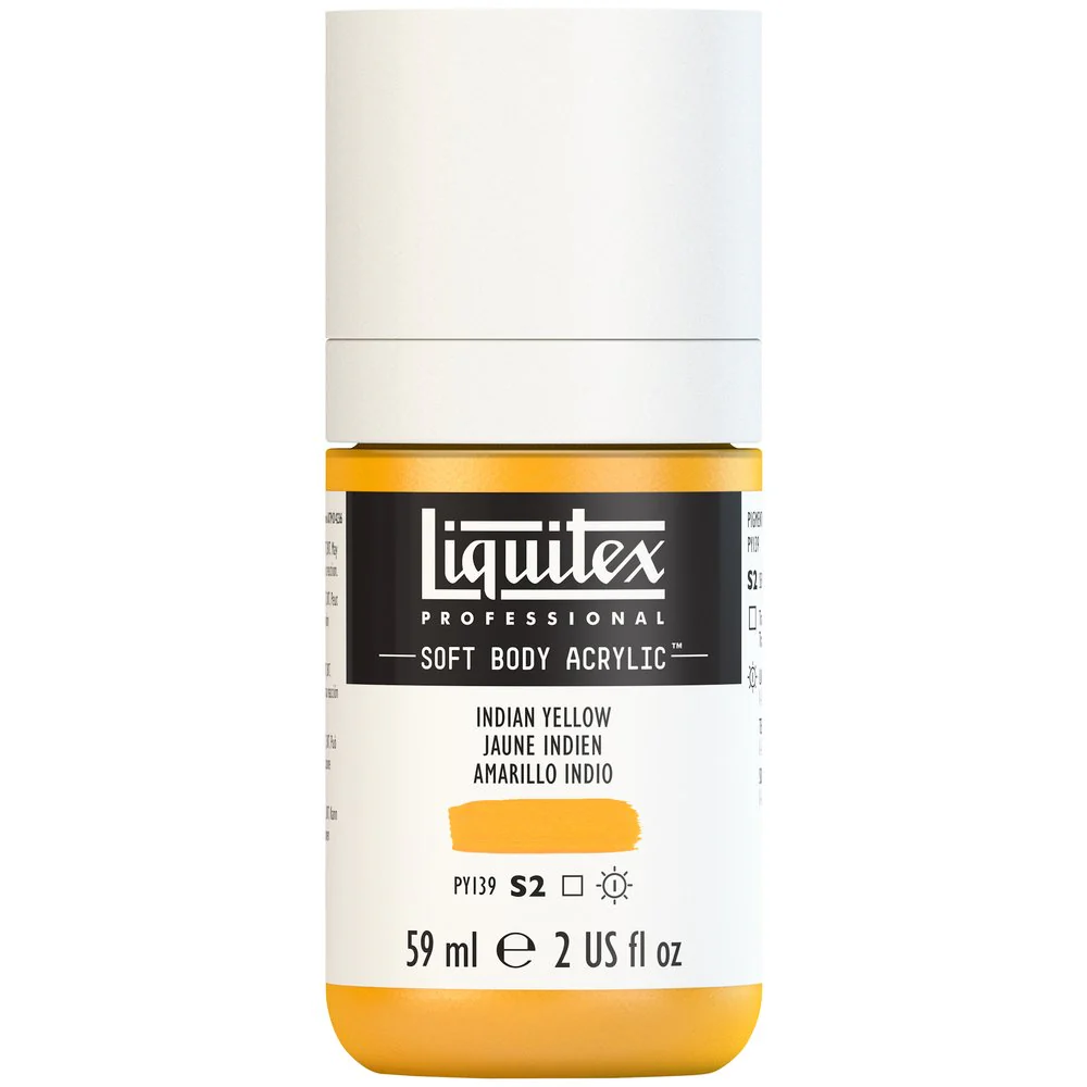 Professional Soft Body Acrylic - Indian Yellow - Universal - Image 2
