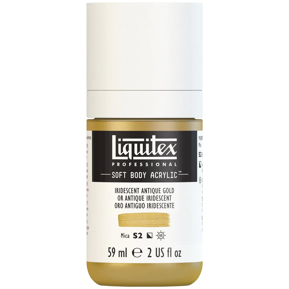 Professional Soft Body Acrylic - Iridescent Antique Gold - Universal - Image 2