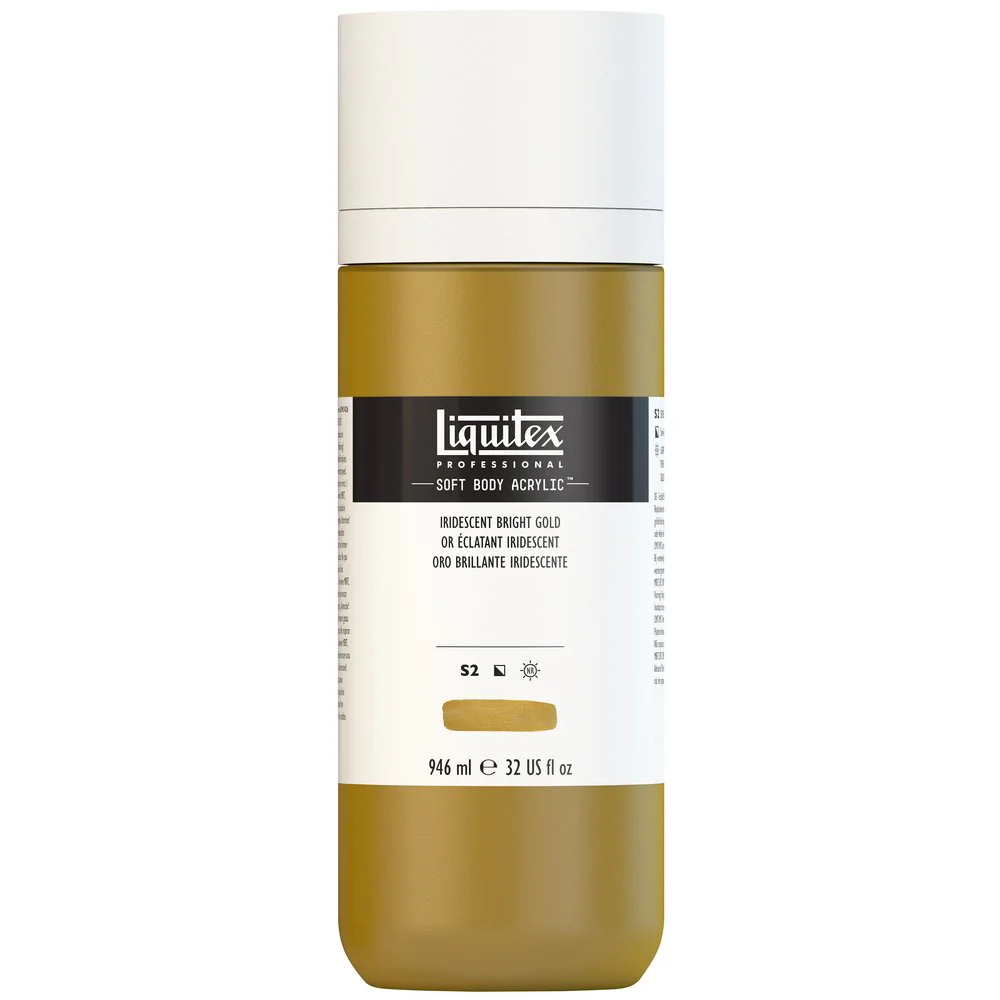 Professional Soft Body Acrylic - Iridescent Bright Gold - Universal - Image 4
