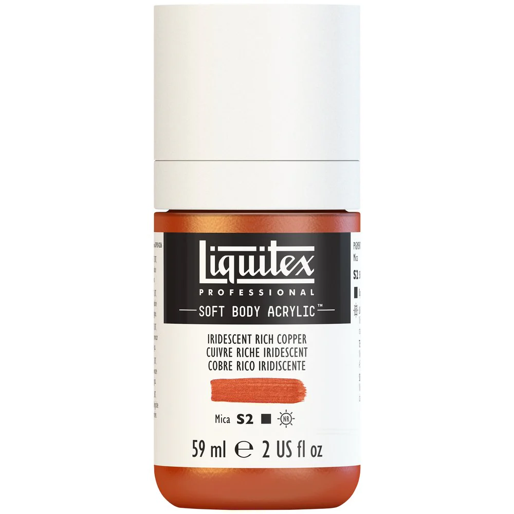 Professional Soft Body Acrylic - Iridescent Rich Copper - Universal - Image 2
