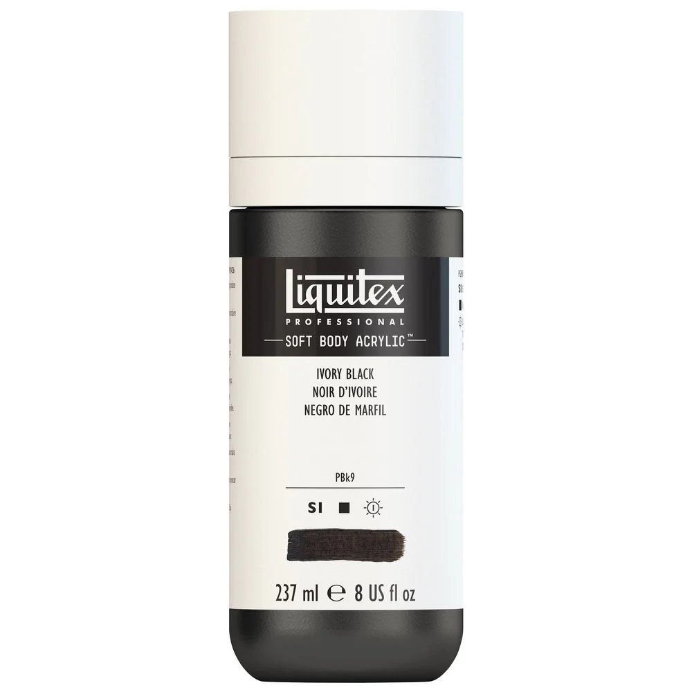 Professional Soft Body Acrylic - Ivory Black - Universal - Image 3