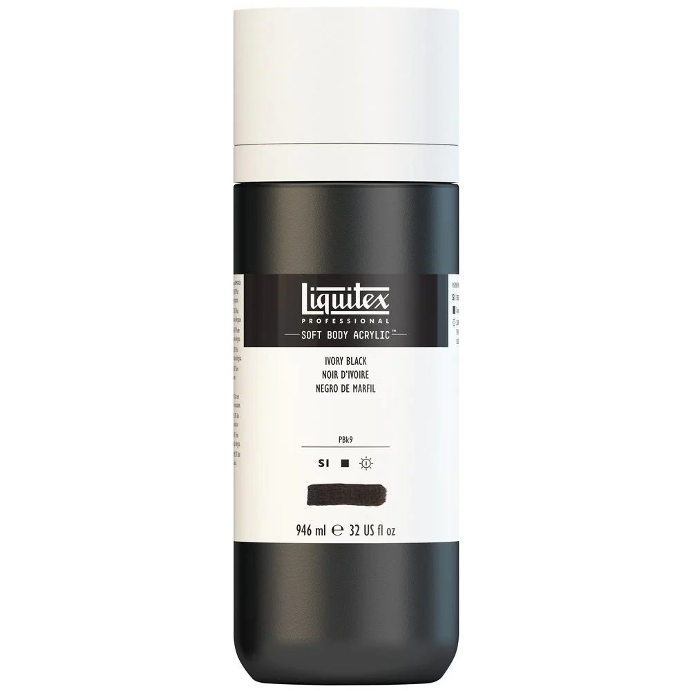 Professional Soft Body Acrylic - Ivory Black - Universal - Image 4