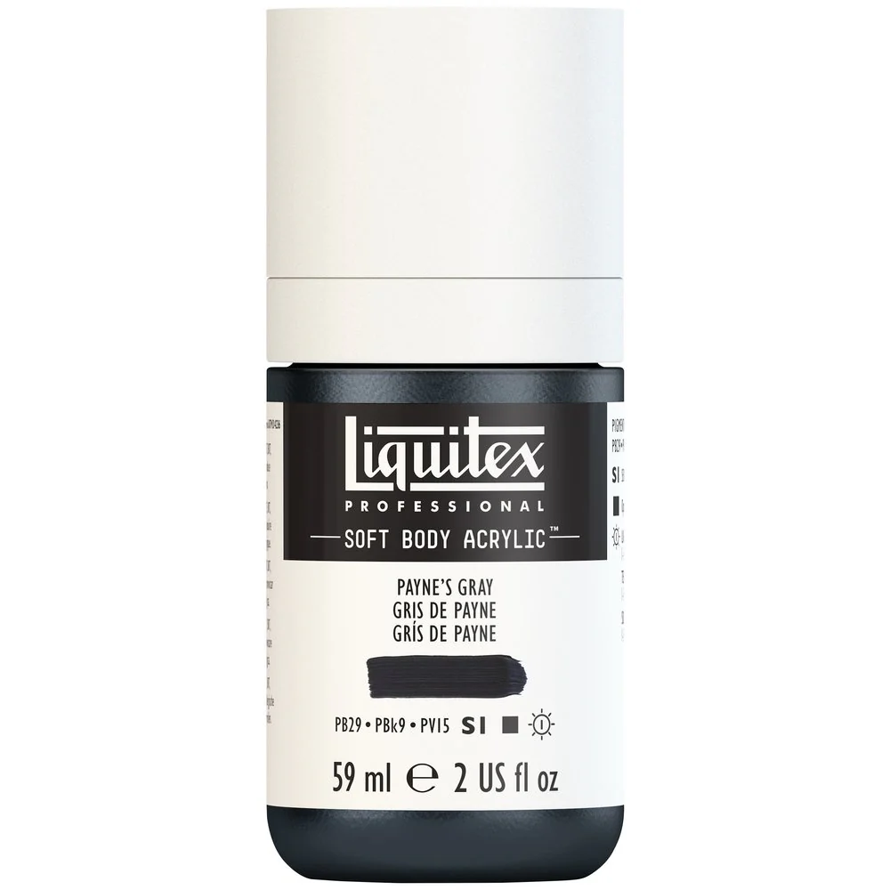 Professional Soft Body Acrylic - Payne's Gray - Universal - Image 2