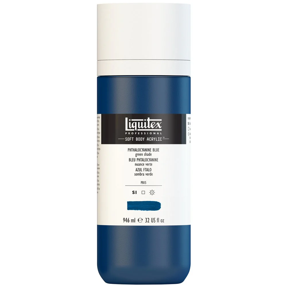Professional Soft Body Acrylic - Phthalocyanine Blue Green Shade - Universal - Image 4
