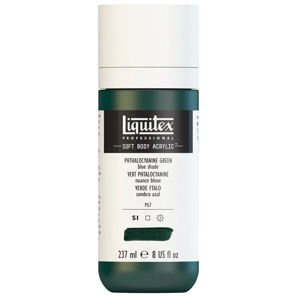 Professional Soft Body Acrylic - Phthalocyanine Green Blue Shade - Universal - Image 3