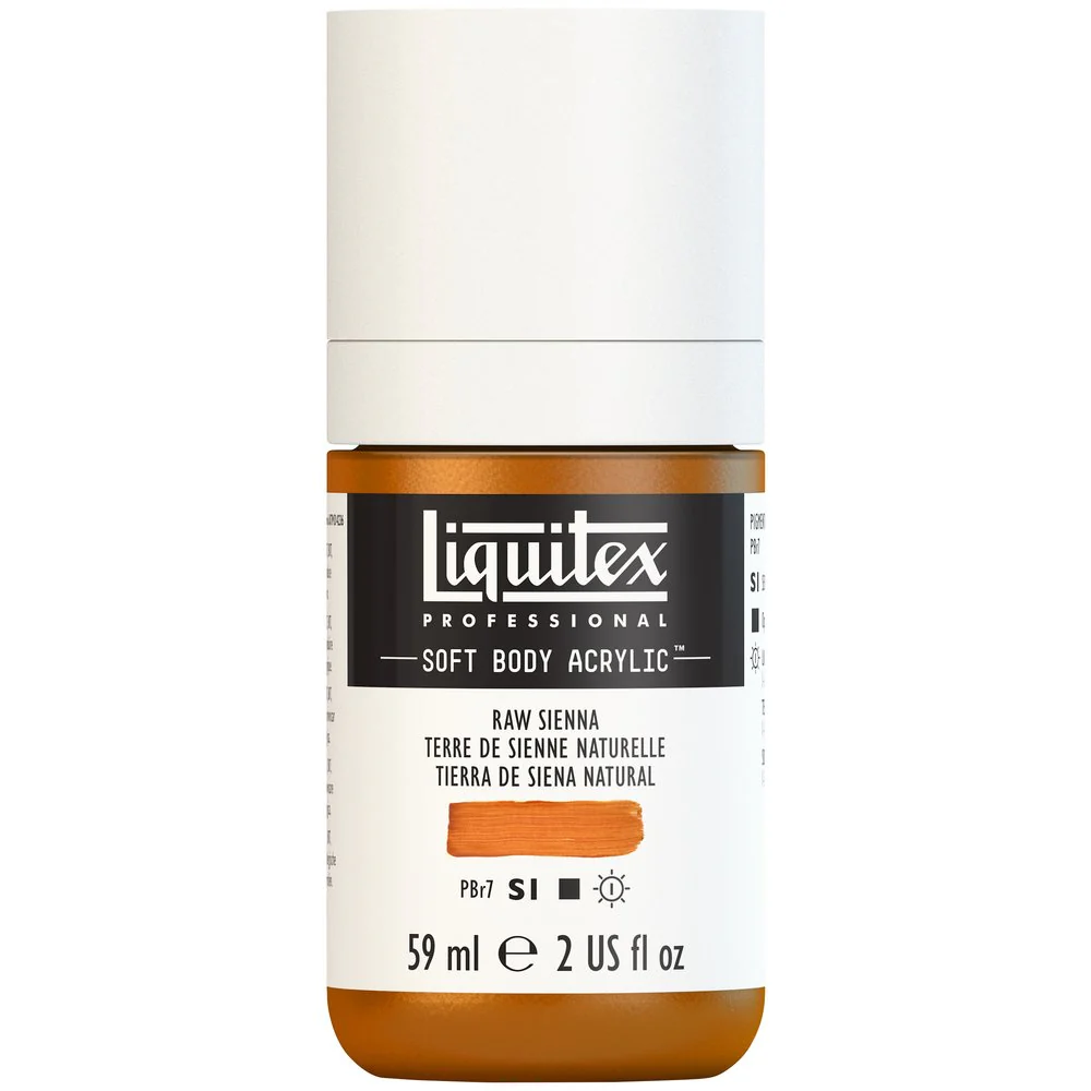 Professional Soft Body Acrylic - Raw Sienna - Universal - Image 2