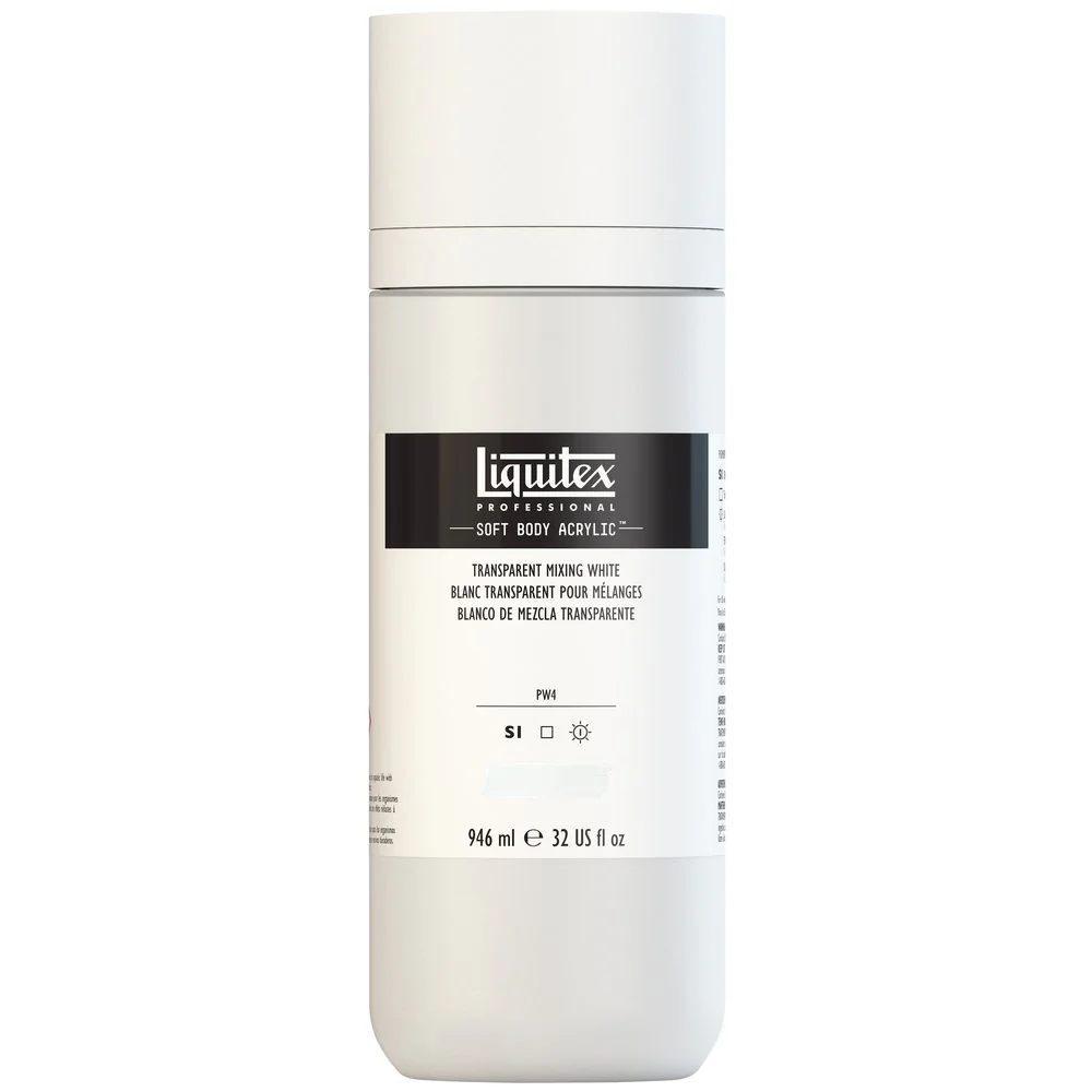Professional Soft Body Acrylic - Transparent Mixing White - Image 4