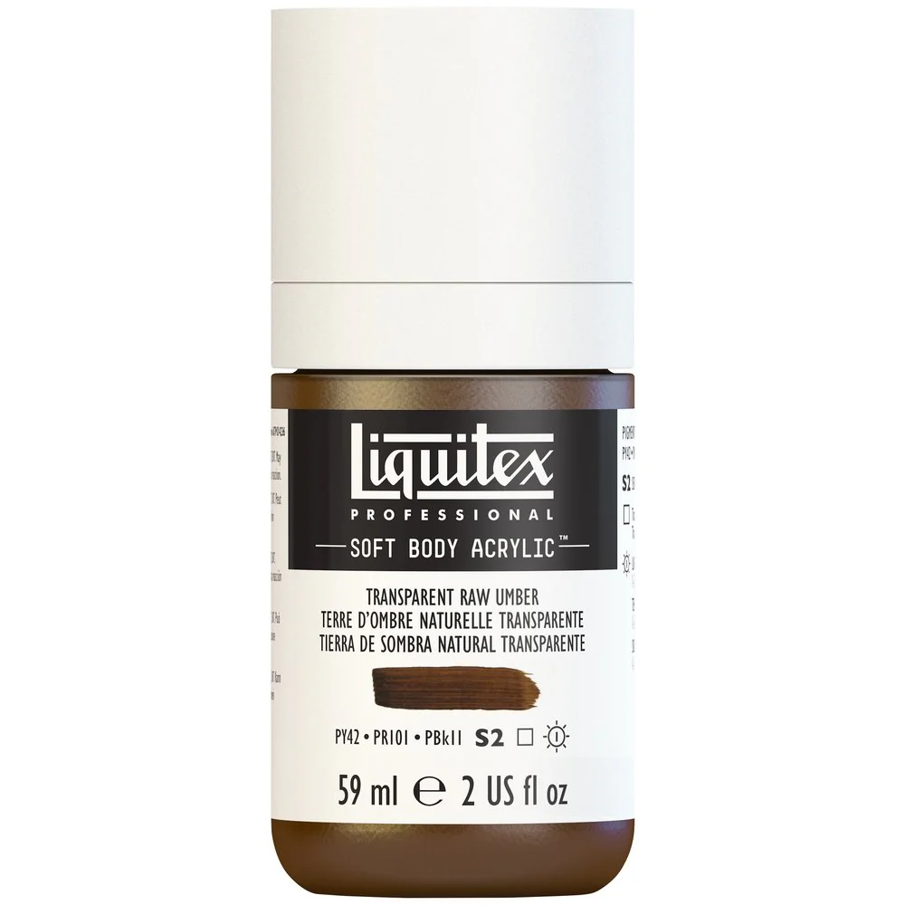 Professional Soft Body Acrylic - Transparent Raw Umber - Universal - Image 2