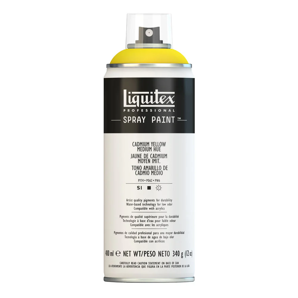 Professional Spray Paint - Cadmium Yellow Medium Hue - Image 2