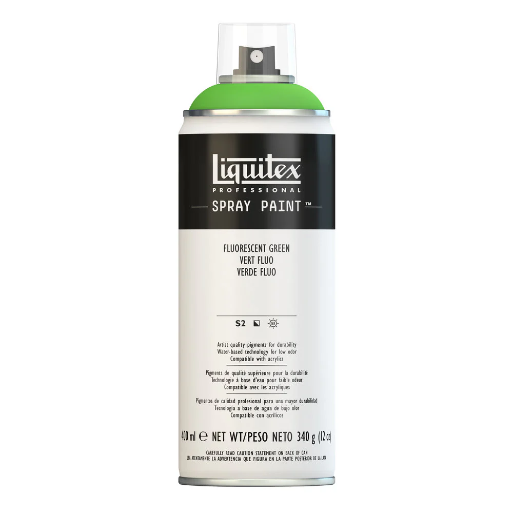 Professional Spray Paint - Fluorescent Green - Image 2