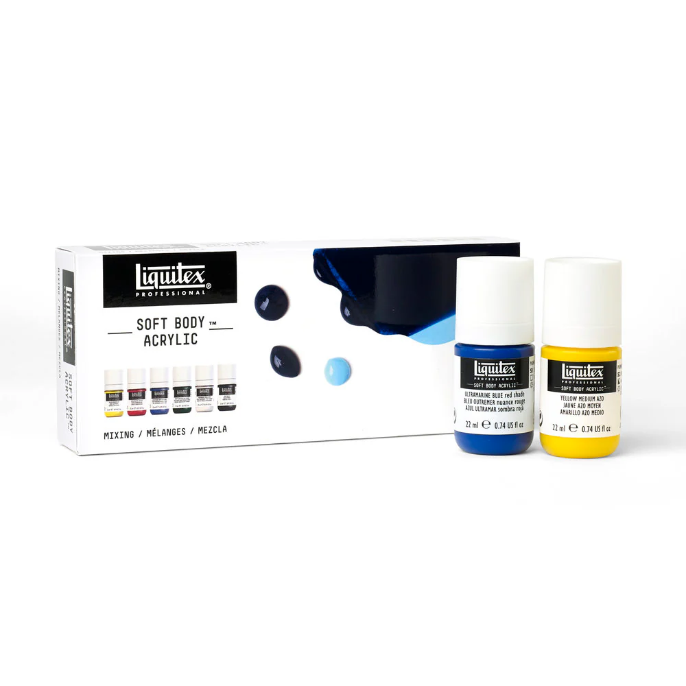Soft Body Acrylic Set - 6x22ml - Mixing - Image 4
